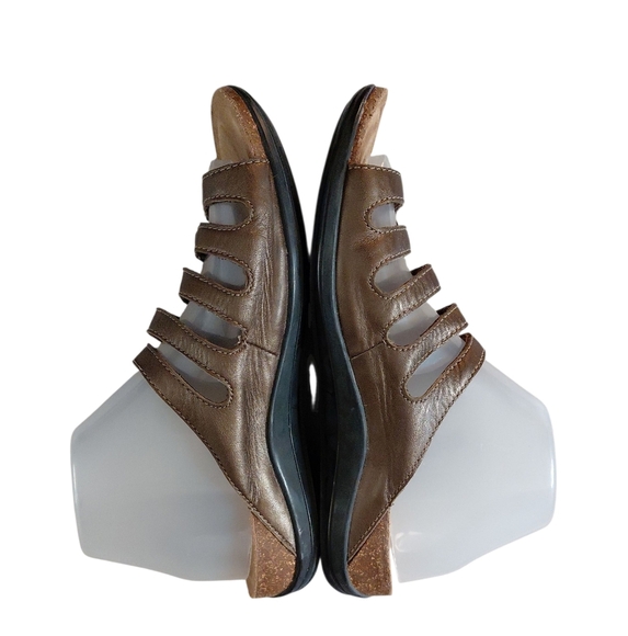 Dansko Janie Sandals Metallic Bronze Comfort Mule Sandal Size 9 - Picture 8 of 11